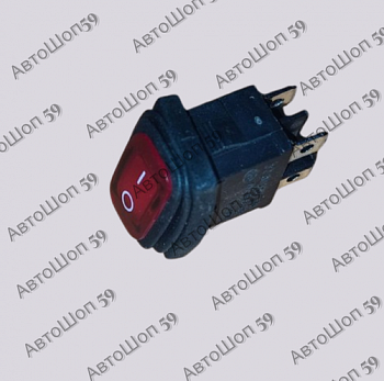 Клавиша 201-KCD1  с пыльником красная